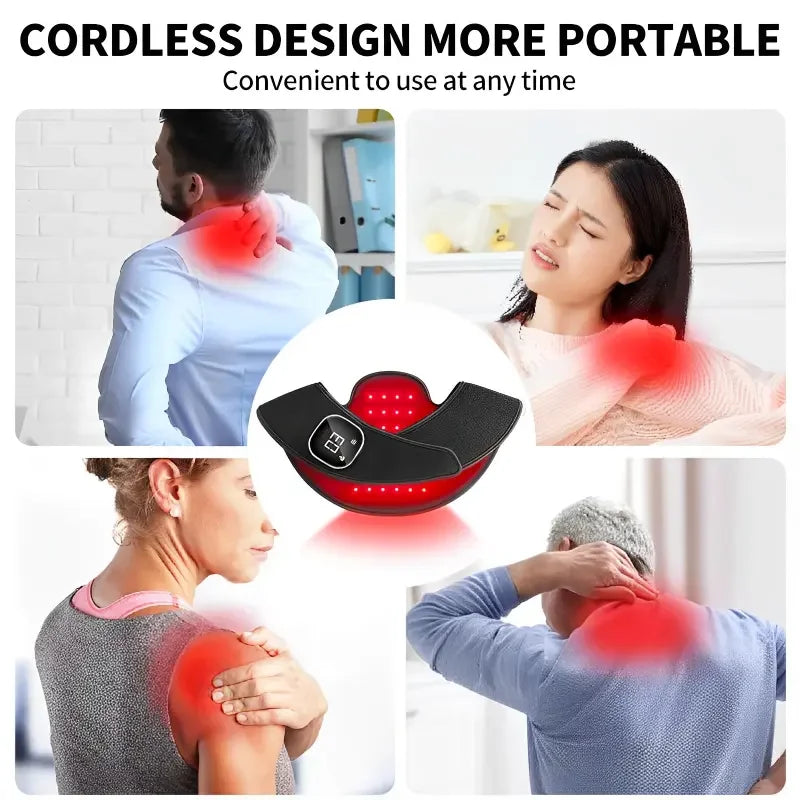 Home Red Light Infrared for Neck and Shoulder Muscle Relaxation Device