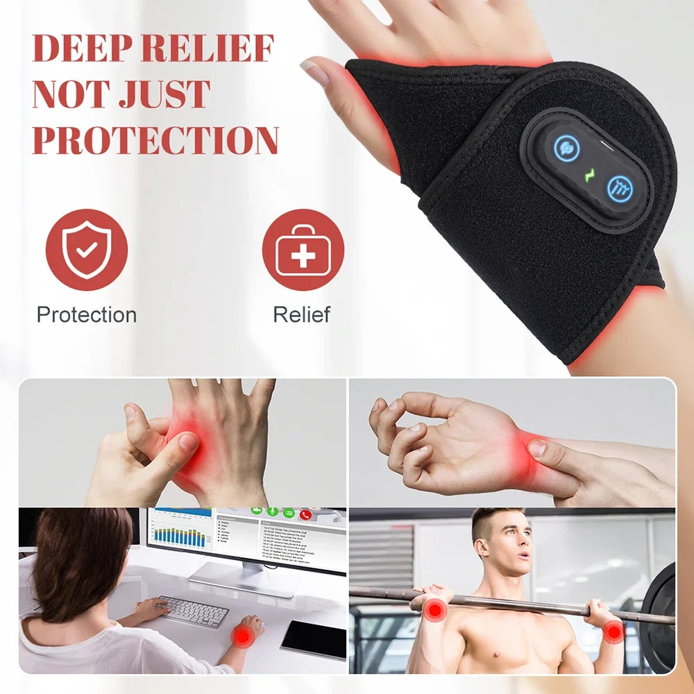 Red Light Therapy Wrist Strap | Pain Relief Device | No Pills, No Side Effects