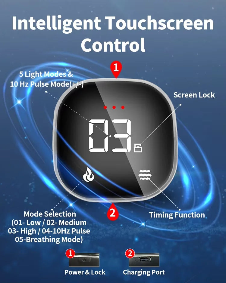 Home Red Light Infrared for Neck and Shoulder Muscle Relaxation Device