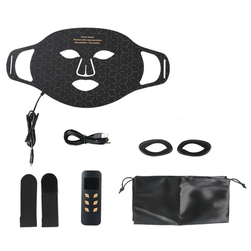 Silicone LED Red Light Therapy Mask (Face & Neck)