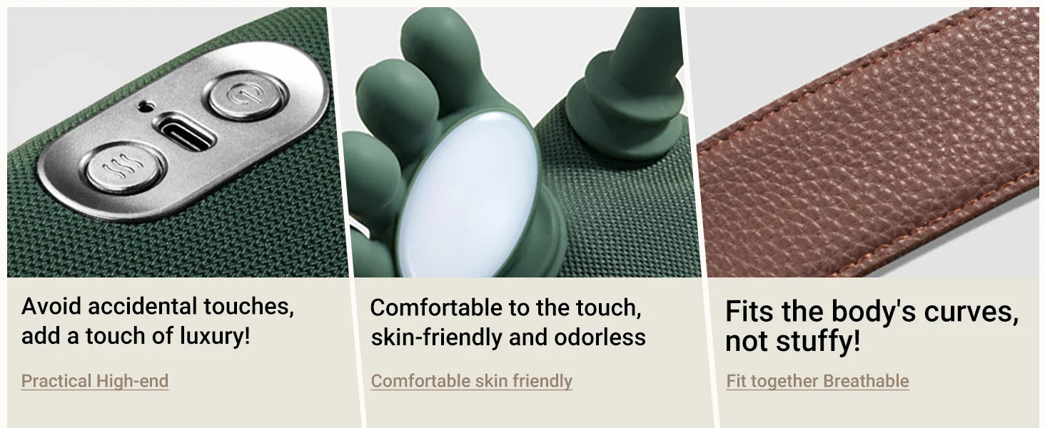 Wireless Shiatsu Neck & Shoulder Massager: 3D Kneading Massage Shawl with Heat