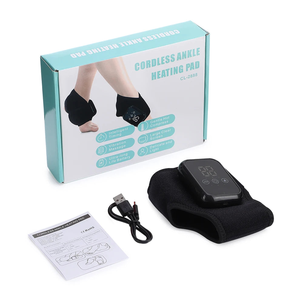 Ankle Massager | Foot Massager Hot Compress | Vibration Massage Joint Protection