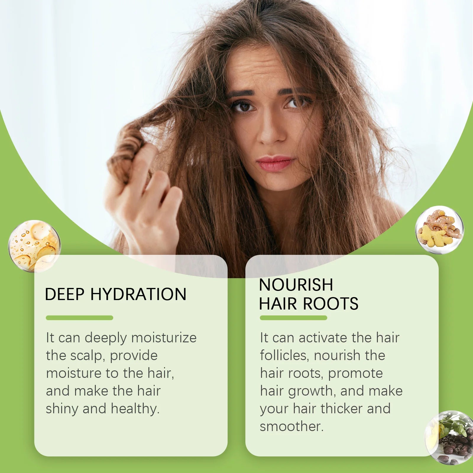 Batana Oil for Hair Growth Revitalizing Strengthening Nourish Damaged Hair Scalp Treatment Add Volume Thicker Stronger Hair Care