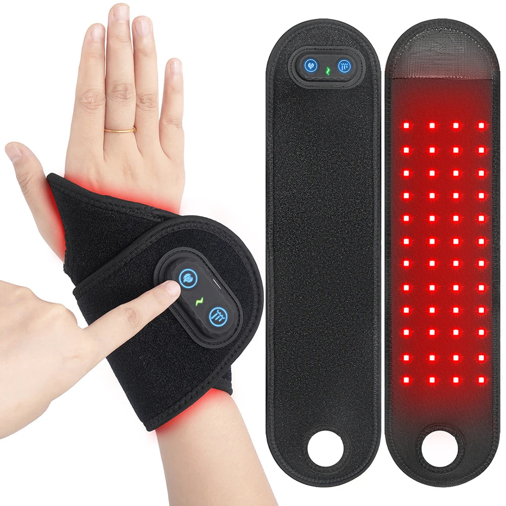 Red Light Therapy Wrist Strap | Pain Relief Device | No Pills, No Side Effects