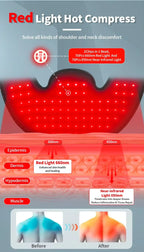 Home Red Light Infrared for Neck and Shoulder Muscle Relaxation Device
