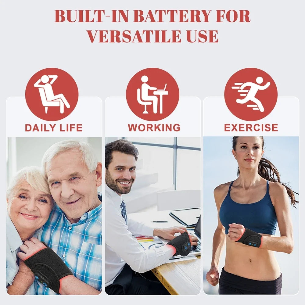 Red Light Therapy Wrist Strap | Pain Relief Device | No Pills, No Side Effects