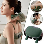 Wireless Shiatsu Neck & Shoulder Massager: 3D Kneading Massage Shawl with Heat