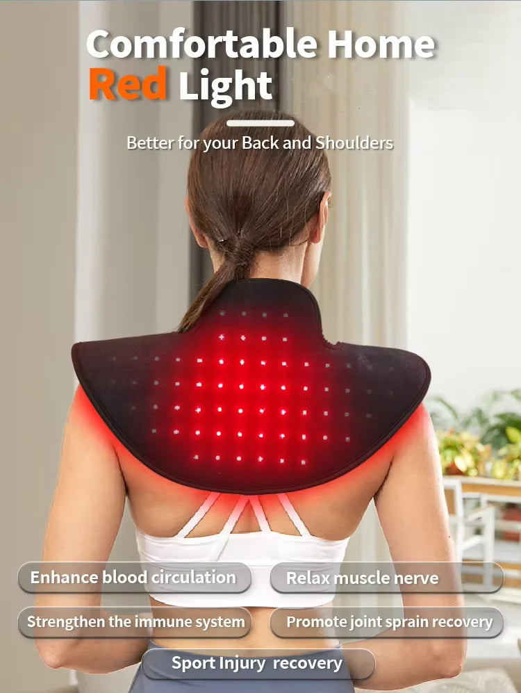 Home Red Light Infrared for Neck and Shoulder Muscle Relaxation Device