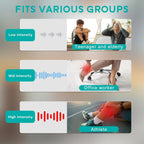 Masgre Electric Foot Massager Machine with Heat Shiatsu Kneading Feet Calf Massagers for Relaxation Plantar Fasciitis Remoted