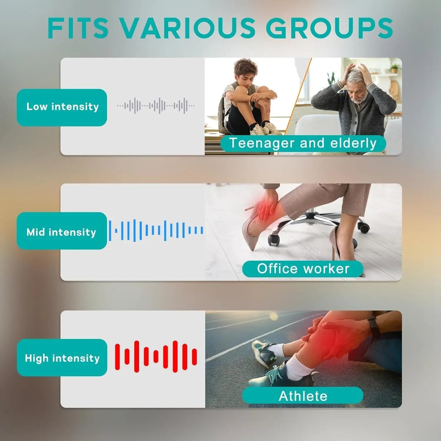 Masgre Electric Foot Massager Machine with Heat Shiatsu Kneading Feet Calf Massagers for Relaxation Plantar Fasciitis Remoted